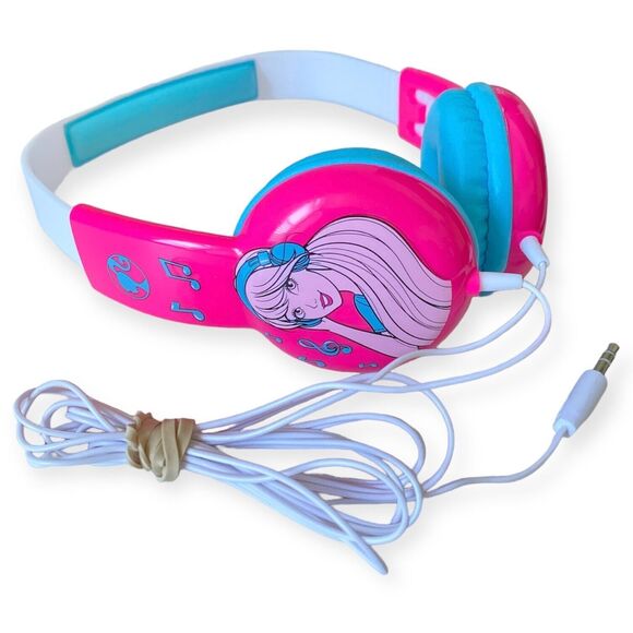 BARBIE Headphones Safe for Kids Ears with Volume Limiting Technology Protection - Picture 2 of 10